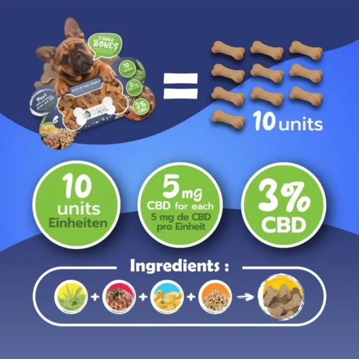 HUESITOS PARA MASCOTAS CON 3% DE CBD - Imagen 3