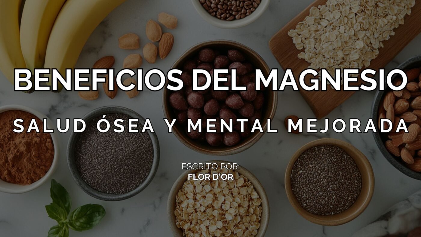 Beneficios del magnesio Salud Ósea y Mental Mejorada