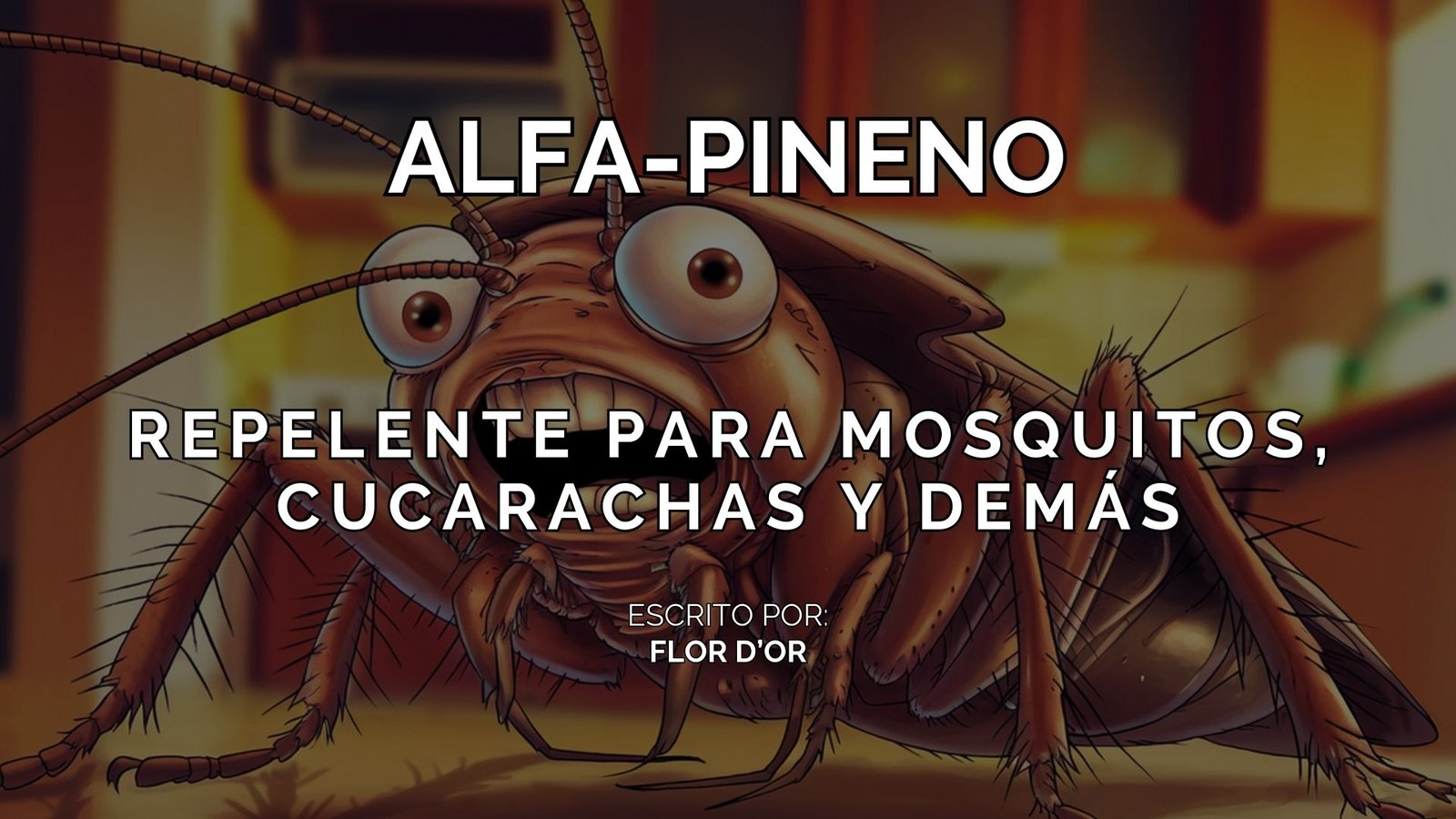 ALFA-PINENO - repelente para mosquitos y cucarachas potente