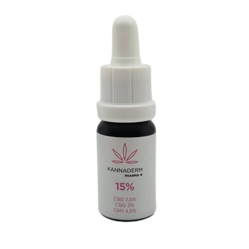 Aceite Kannaderm Oil 2 al 15% - Regulación del Ciclo Menstrual con CBD Full Spectrum