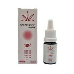 Aceite Kannaderm Oil 4 al 15% - CBD Full Spectrum para alivio de dolor neuropático y problemas reumáticos