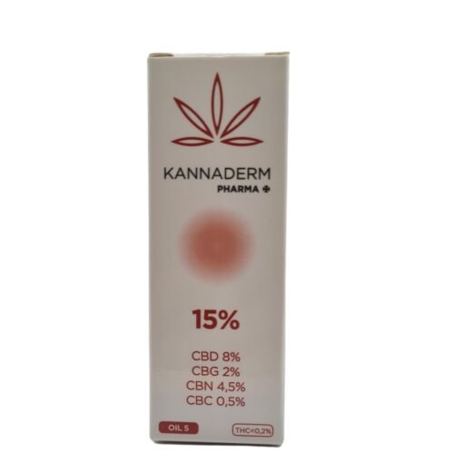 Aceite Kannaderm Oil 5 al 15% - CBD Full Spectrum para relajación física, mental y alivio de la ansiedad