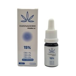 Aceite Kannaderm Oil 6 al 15% - CBD Full Spectrum y melatonina para mejorar el sueño y la relajación