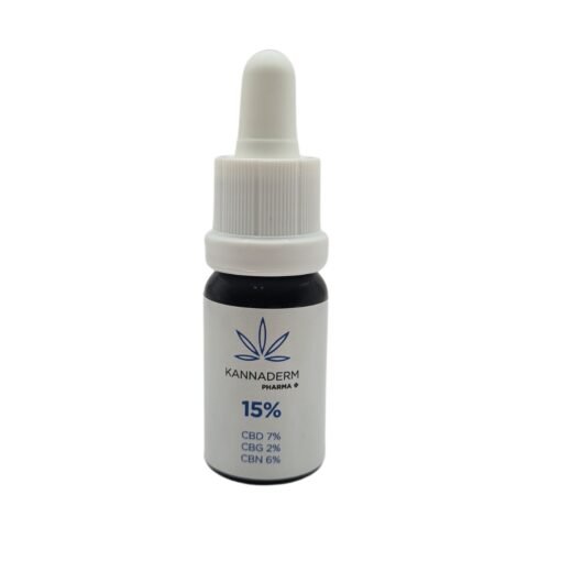 Aceite Kannaderm Oil 6 al 15% - CBD Full Spectrum y melatonina para mejorar el sueño y la relajación